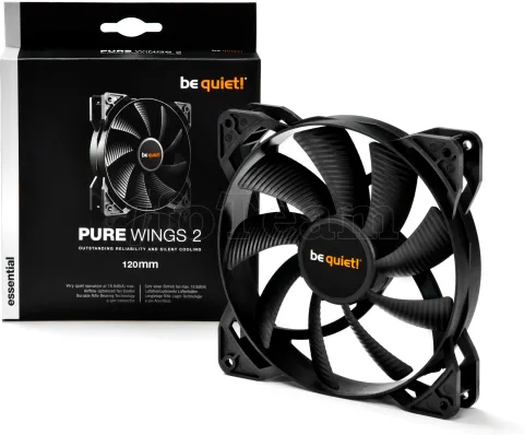 Photo de Ventilateur de boitier be quiet! Pure Wings 2 - 12cm (Noir)