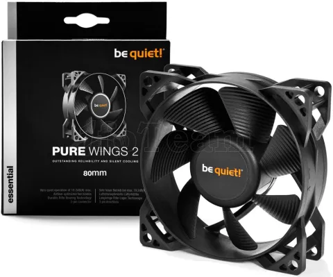 Photo de Ventilateur de boitier Be Quiet Pure Wings 2 - 8cm (Noir)