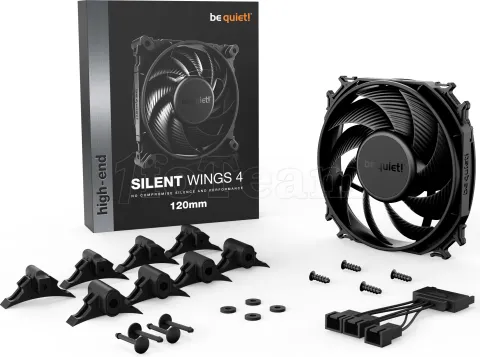 Photo de Ventilateur de boitier Be Quiet Silent Wings 4 - 12cm (Noir)