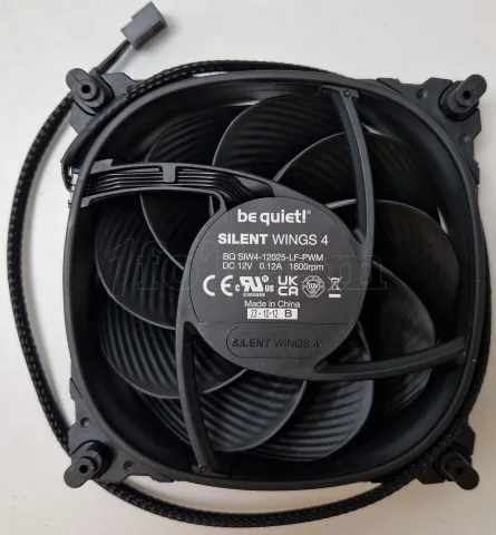 Photo de Ventilateur de boitier be quiet! Silent Wings 4 PWM - 12cm (Noir) - ID 201229