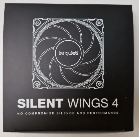 Photo de Ventilateur de boitier be quiet! Silent Wings 4 PWM - 12cm (Noir) - ID 201229
