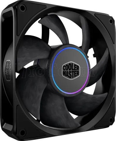 Photo de Ventilateur de boitier Cooler Master MasterFan M120 RGB -12cm (Noir)