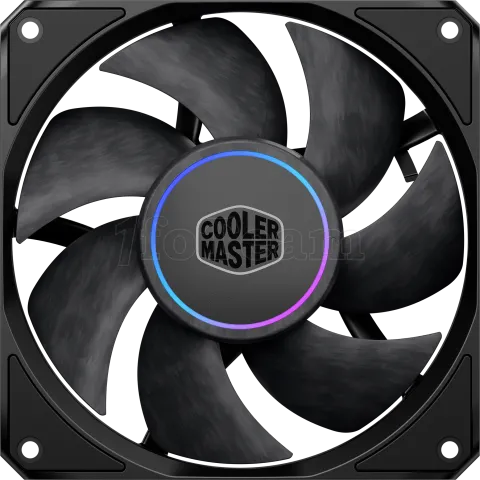 Photo de Ventilateur de boitier Cooler Master MasterFan M120 RGB -12cm (Noir)