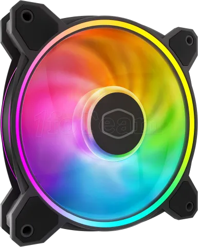 Photo de Ventilateur de boitier Cooler Master MasterFan MF Halo² RGB - 12cm (Noir)