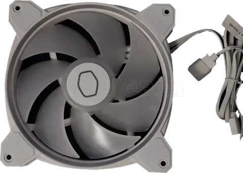 Photo de Ventilateur de boitier Cooler Master MasterFan MF Halo² RGB - 14cm (Blanc) - SN MFLB4DW16NP2R21230100262 - ID 197813