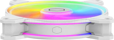 Photo de Ventilateur de boitier Cooler Master MasterFan MF Halo² RGB - 14cm (Blanc)