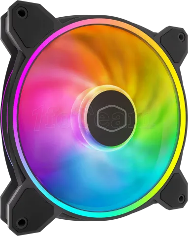 Photo de Ventilateur de boitier Cooler Master MasterFan MF Halo² RGB - 14cm (Noir)