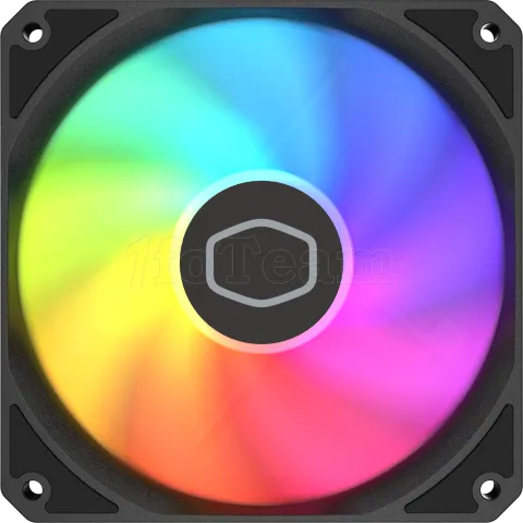 Photo de Ventilateur de boitier Cooler Master MasterFan MF120 Lite RGB - 12cm (Noir)