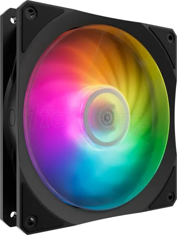 Photo de Ventilateur de boitier Cooler Master Mobius P Series RGB - 14cm (Noir)