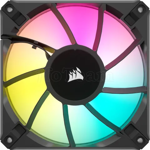 Photo de Ventilateur de boitier Corsair iCue AF Elite RGB - 12cm (Noir)