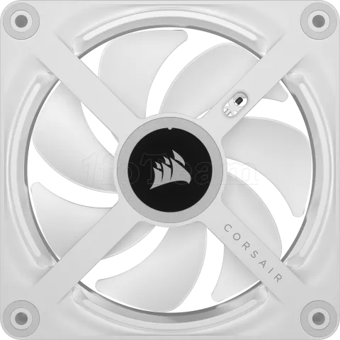 Photo de Ventilateur de boitier Corsair iCue Link QX RGB - 12cm (Blanc)