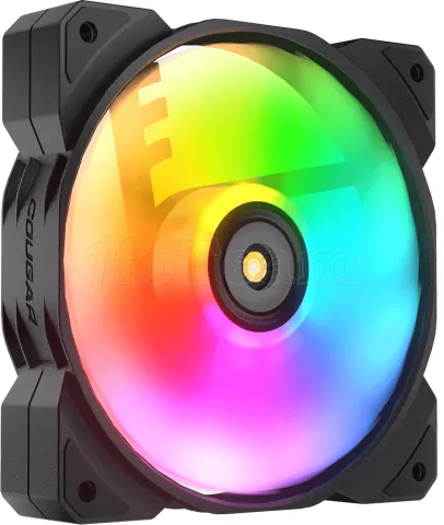 Photo de Ventilateur de boitier Cougar Vortex MHP RGB - 12cm (Noir)