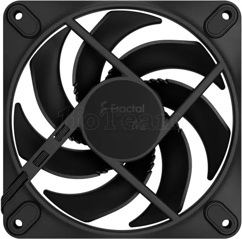 Photo de Ventilateur de boitier Fractal Design Momentum - 12cm (Noir)