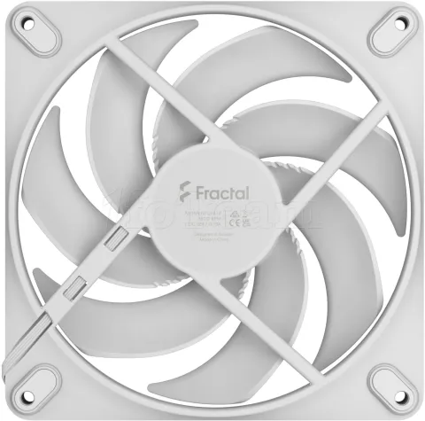 Photo de Ventilateur de boitier Fractal Design Momentum - 14cm (Blanc)