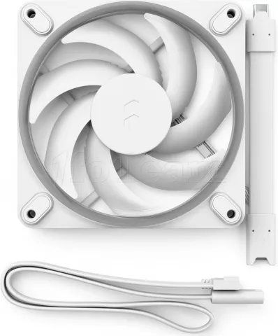 Photo de Ventilateur de boitier Fractal Design Momentum RGB - 12cm (Blanc)