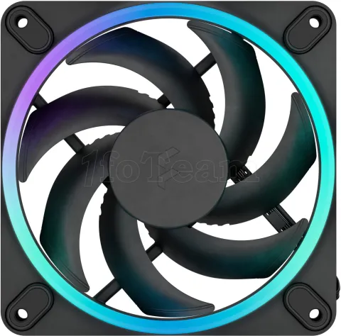Photo de Ventilateur de boitier Fractal Design Momentum RGB - 12cm (Noir)
