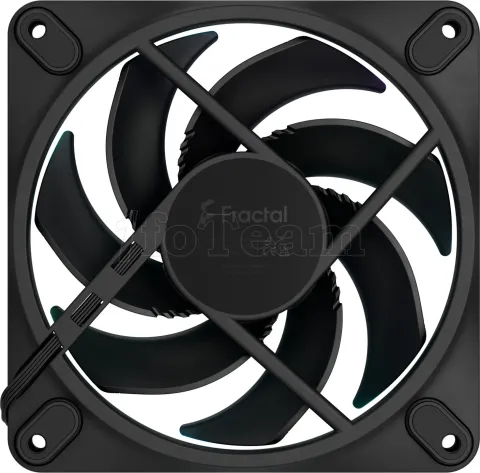 Photo de Ventilateur de boitier Fractal Design Momentum RGB - 12cm (Noir)