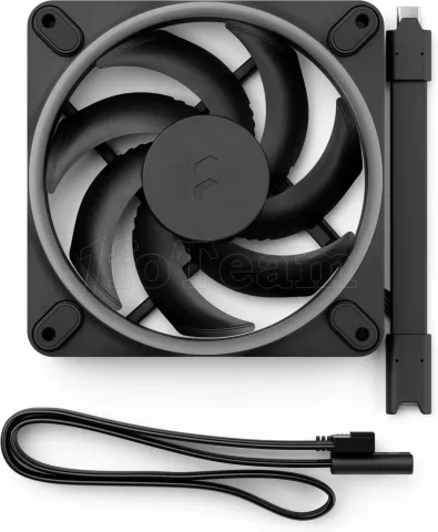 Photo de Ventilateur de boitier Fractal Design Momentum RGB - 12cm (Noir)