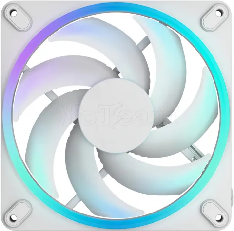 Photo de Ventilateur de boitier Fractal Design Momentum RGB - 14cm (Blanc)