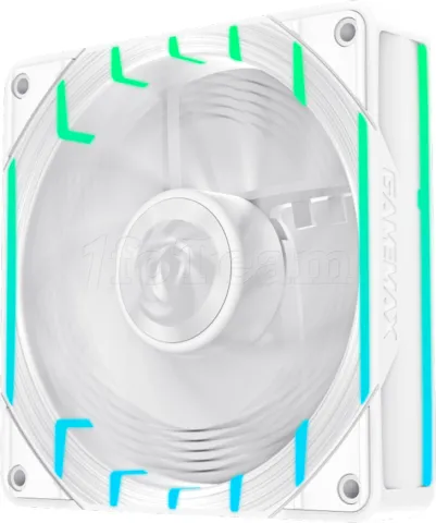 Photo de Ventilateur de boitier Gamemax Tornado T12 RGB - 12cm (Blanc)