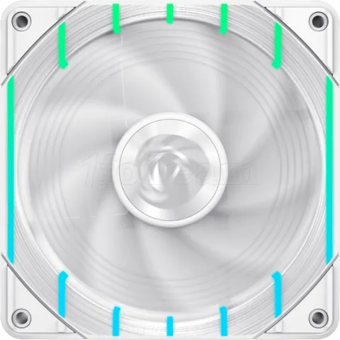Photo de Ventilateur de boitier Gamemax Tornado T12 RGB - 12cm (Blanc)
