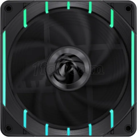 Photo de Ventilateur de boitier Gamemax Tornado T12 RGB - 12cm (Noir)