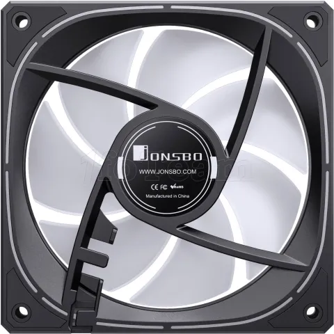 Photo de Ventilateur de boitier Jonsbo FR-505 Reverse RGB - 12cm (Noir)
