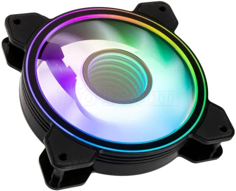 Photo de Ventilateur de boitier Kolink Umbra Void RGB PWM 12cm (Noir)