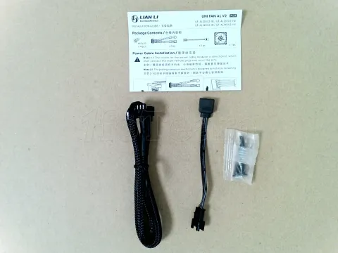 Photo de Ventilateur de boitier Lian Li Uni Fan AL V2 RGB - 12cm (Noir) - ID 223272