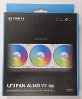 Photo de Ventilateur de boitier Lian Li Uni Fan AL V2 RGB - 14cm (Blanc) - ID 213701