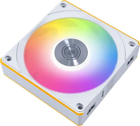 Photo de Ventilateur de boitier Lian Li Uni Fan CL Wireless Reverse RGB - 12cm (Blanc)