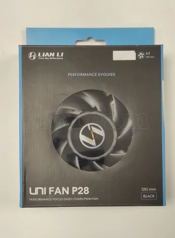 Photo de Ventilateur de boitier Lian Li Uni Fan P28 - 12cm (Noir) - ID 203247