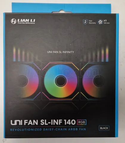 Photo de Ventilateur de boitier Lian Li Uni Fan SL-Infinity RGB - 14cm (Noir) - ID 203666