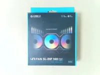 Photo de Ventilateur de boitier Lian Li Uni Fan SL-Infinity RGB - 14cm (Noir) - ID 223657