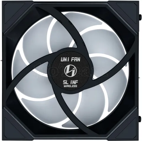 Photo de Ventilateur de boitier Lian Li Uni Fan SL-Infinity Wireless RGB - 14cm (Noir)