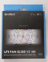 Photo de Ventilateur de boitier Lian Li Uni Fan SL V2 RGB - 12cm (Blanc) - ID 213684