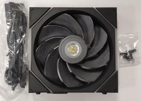 Photo de Ventilateur de boitier Lian Li Uni Fan TL Reverse RGB - 12cm (Noir) - ID 213681