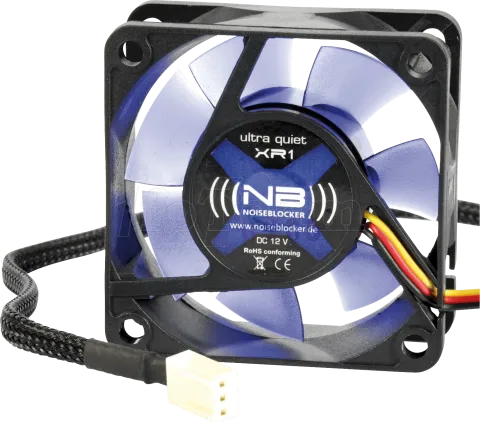 Photo de Ventilateur de boitier Noiseblocker BlackSilent Fan XR-1 60mm