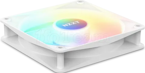 Photo de Ventilateur de boitier NZXT F-Core RGB - 14cm (Blanc)