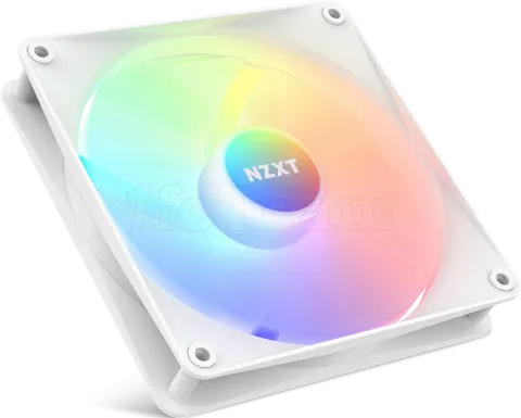 Photo de Ventilateur de boitier NZXT F-Core RGB - 14cm (Blanc)