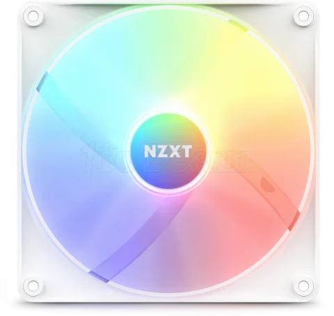 Photo de Ventilateur de boitier NZXT F-Core RGB - 14cm (Blanc)
