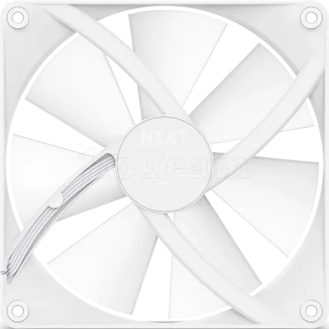 Photo de Ventilateur de boitier NZXT F-Core RGB - 14cm (Blanc)
