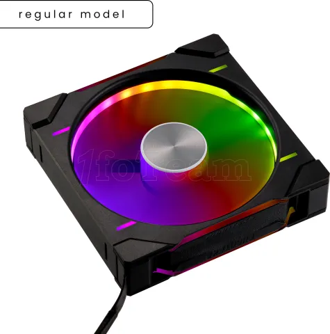 Photo de Ventilateur de boitier Phanteks D30 Regular Airflow RGB - 14cm (Noir)