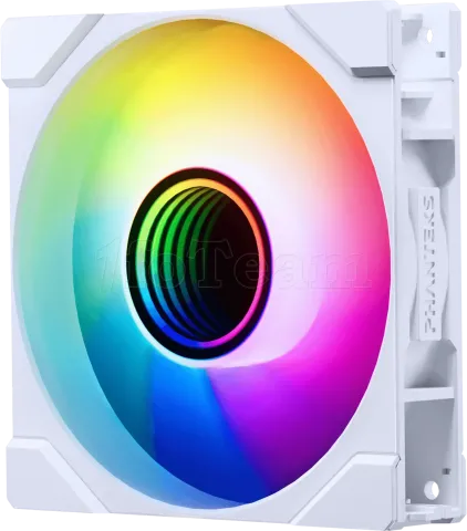 Photo de Ventilateur de boitier Phanteks M25 Gen2 Reverse RGB - 12cm (Blanc)