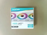 Photo de Ventilateur de boitier Phanteks M25 Gen2 RGB - 14cm (Blanc) - ID 223856