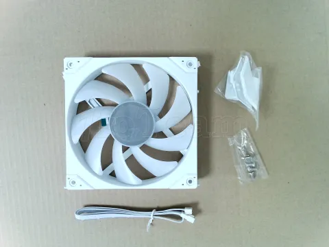 Photo de Ventilateur de boitier Phanteks M25 Gen2 RGB - 14cm (Blanc) - ID 223856