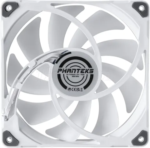 Photo de Ventilateur de boitier Phanteks M25 RGB - 14cm (Blanc)