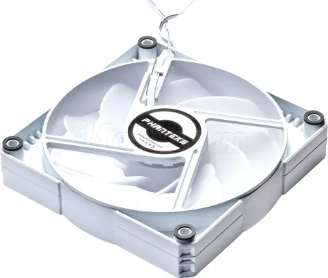 Photo de Ventilateur de boitier Phanteks PH-F120 SK PWM RGB 12cm (Blanc)
