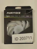 Photo de Ventilateur de boitier Phanteks PH-F120 SK PWM RGB 12cm (Noir) - ID 203711