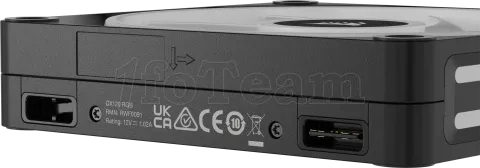 Photo de Ventilateur de boitier supplémentaire Corsair iCue Link QX RGB - 12cm (Noir)